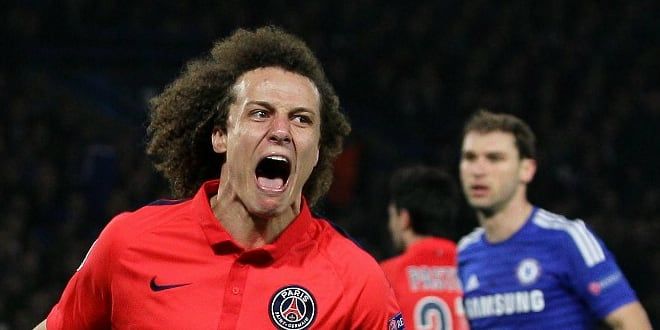 David Luiz vient d'égaliser pour le PSG