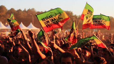 Le public du Reggae Sun Ska festival, lors du concert de Toots and the Maytals, le 4 août 2017. (BONNAUD GUILLAUME / MAXPPP)