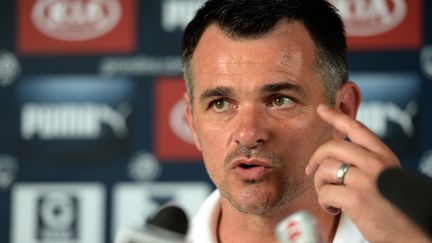 L'entraîneur de Bordeaux Willy Sagnol (JEAN PIERRE MULLER / AFP)