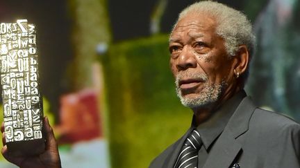 Morgan Freeman a reçu un vibrant hommage lors du 44e festival de Deauville.
 (Franck Castel / MaxPPP)