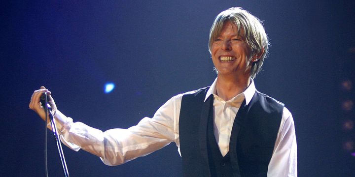 David Bowie au Royal Festival Hall de Londres juin 2002.
 (Ilpo Musto/Shutterstock/SIPA)