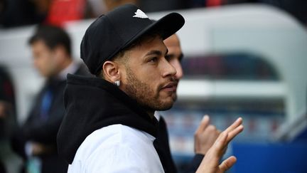 Neymar au Parc des Princes à Paris le 12 mai 2018. (FRANCK FIFE / AFP)