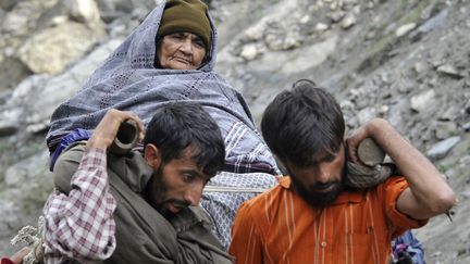 Armanath Yatra est un p&egrave;lerinage que chaque Hindou doit avoir fait au moins une fois dans sa vie. (TAUSEEF MUSTAFA / AFP)