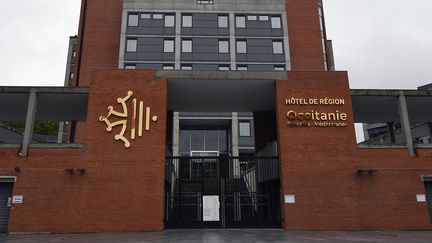 Le bâtiment du Conseil régional d'Occitanie, à Toulouse (Haute-Garonne), le 9 septembre 2017. (PASCAL PAVANI / AFP)