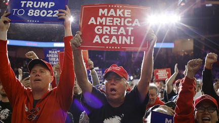 Des supporters de Trump lors d'un meeting en Pennsylvannie, le 29 octobre (illustration). (CHIP SOMODEVILLA / GETTY IMAGES NORTH AMERICA)