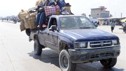 Port-au-Prince, le 13 janvier 2011 (AFP PHOTO/THONY BELIZAIRE)