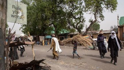 A Damasak, ville du nord-est du Nigeria, le 25 avril 2017 (AFP - FLORIAN PLAUCHEUR)