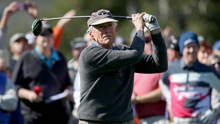 Le r&eacute;alisateur am&eacute;ricain Clint Eastwood au tournoi de golf de Pebble Beach (Californie, Etats-Unis), le 11 f&eacute;vrier 2015. (USA TODAY SPORTS / REUTERS)