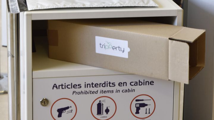 Une Trippertybox&nbsp;pour y glisser les objets interdits en cabine. (GISÈLE BERMOND/AMP)