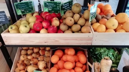 Une épicerie bio à Espelette (Pyrénées-Atlantiques). (XEXILI FOIX / FRANCE-BLEU PAYS BASQUE)