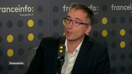 Arnaud De Broca, président du collectif handicap, était l'invité de franceinfo mardi 11 janvier.&nbsp; (FRANCEINFO / RADIOFRANCE)