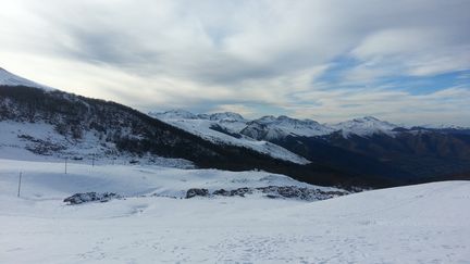 Les Pyrénées vues de la Pierre-Saint-Martin (Pyrénées-Atlantiques), le 13 janvier 2020. (MAXPPP)