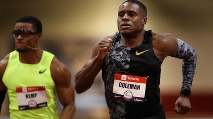 Christian Coleman, en février 2020.  (CHRISTIAN PETERSEN / GETTY IMAGES NORTH AMERICA)