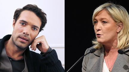 Nicolas Bedos et Marine Le Pen (montage)
 (François Guillot (AFP), Boris Horvat (AFP))