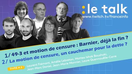 Les invité.es du Talk de franceinfo répondent en direct sur Twitch aux questions du tchat. (FRANCEINFO / RADIO FRANCE)