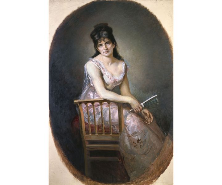 Marcello (Adèle d’Affry, duchesse de Castiglione-Colonna, dite) (1836-1879), "Portrait de Berthe Morisot", 1875, Fribourg, musée d’Art et d’Histoire (MAHF). (PRIMULA BOSSHARD)