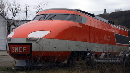 La rame TGV 001 est sortie des ateliers d'Alstom, à Belfort, il y a 45 ans. (MAXPPP)