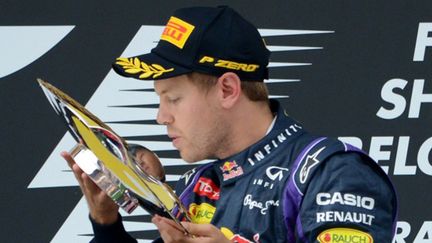 Sebastian Vettel vainqueur du GP de Belgique (JOHN THYS / AFP)