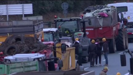 Colère des agriculteurs : la mobilisation prend de l'ampleur (Franceinfo)