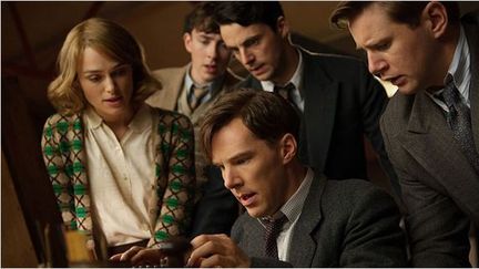 Allen Leech, Benedict Cumberbatch, Keira Knightley, Matthew Beard et Matthew Goode dans "Imitation Game" de Morten Tyldum
 (SquareOne Entertainment)