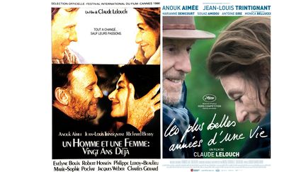 Affiches des films de Claude Lelouch (Les Films 13 / Metropolitan filmexport)