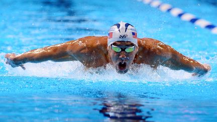 Le nageur américain Michael Phelps (JEFF CURRY / GETTY IMAGES NORTH AMERICA)