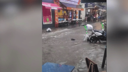 Intempéries : violents orages dans plusieurs villes françaises (France 3)