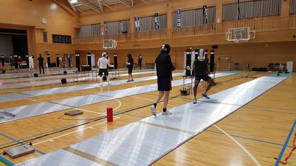 Le centre d'entraînement des escrimeuses et escrimeurs français à Nishikatsura (Japon) le 15 juillet 2021 (CECILIA BERDER / FRANCEINFO / RADIO FRANCE)