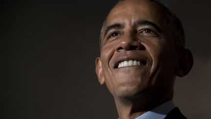 Barack Obama à Chicago le 9 octobre 2016 (JIM WATSON / AFP)