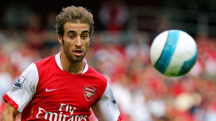 Mathieu Flamini sous le maillot d'Arsenal.  (CARL DE SOUZA / AFP)