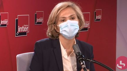 Valérie Pécresse, présidente de la région Île-de-France, sur France Inter lundi 7 décembre 2020. (FRANCEINTER / RADIOFRANCE)