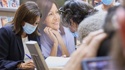 Anne Hidalgo à Nancy pour son livre "Une femme française", le 15 septembre 2021. (PATRICE SAUCOURT / MAXPPP)