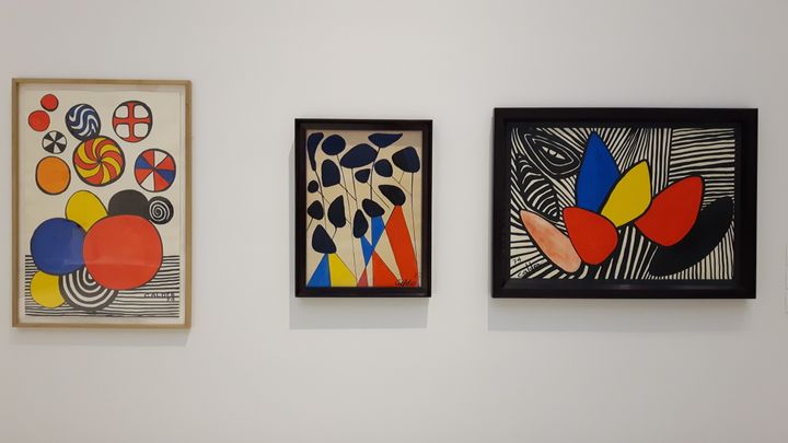 Les gouaches de Calder, exposées au musée Soulages de Rodez (RADIO FRANCE / ANNE CHEPEAU)