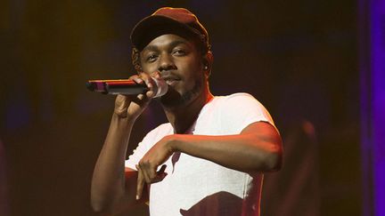 Kendrick Lamar sur scène, le 2 octobre 2014 à Toronto (Canada).
 (Arthur Mola/AP/SIPA)