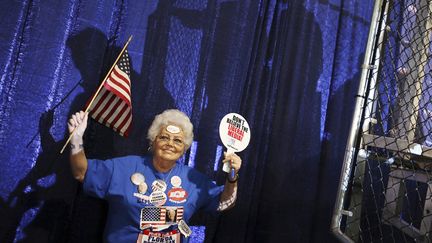 Une supportrice de Newt Gingrich, Floride, 30 janvier 2012. (SHANNON STAPLETON / REUTERS)