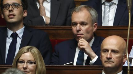 François de Rugy, député La République en marche, à la session inaugurale de la XVe législature, le 27 juin 2017. (PATRICK KOVARIK / AFP)