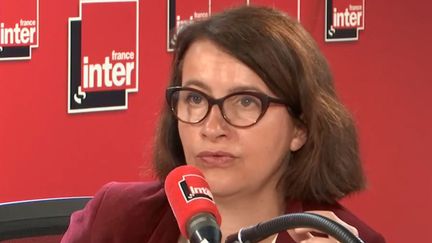 Cécilé Dulot, invitée de France Inter, jeudi 14 mars.&nbsp; (FRANCE INTER / RADIOFRANCE)