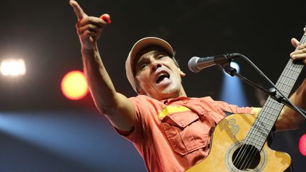 Manu Chao au festival de musique de la 69e Foire aux Vins de Colmar 
 (Vanessa Meyer / L&#039;Alsace / Maxppp)