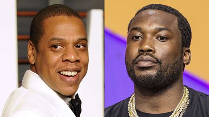 Les rappeurs Jay-Z et Meek Mill lancent le mouvement REFORM Alliance pour réformer la justice.
 (Evan Agostini/AP/SIPA  et Amy Harris/Invision/AP/SIPA)