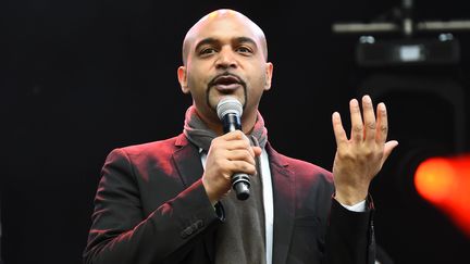 Dominique Sopo, président de SOS Racisme, le 4 mai 2017, à Paris. (BERTRAND GUAY / AFP)