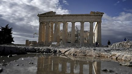 Le temple du Parthénon à l'Acropole d'Athènes, janvier 2017
 (ARIS MESSINIS / AFP)