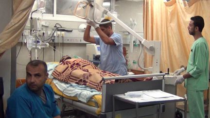 &nbsp; (L'hôpital Chifa de Gaza sous pression © Radio-France/Gilles Gallinaro)