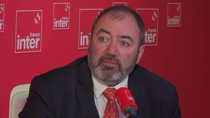 François Braun, ministre de la Santé, était l'invité de France Inter le 3 mai 2023. (FRANCE INTER / RADIO FRANCE)