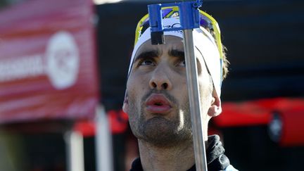 Le biathlète français Martin Fourcade