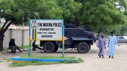 Le quartier g&eacute;n&eacute;ral de la police de l'Etat de Borno (Nigeria), le 26 juillet 2010, &agrave; Maiduguri. (PIUS UTOMI EKPEI / AFP)