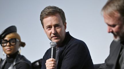 Edward norton lors de la promotion à New-York du film Netflix "Glass Onion" le 13 décembre 2022 (ROY ROCHLIN / GETTY IMAGES NORTH AMERICA)