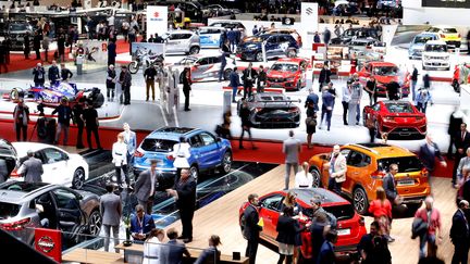 Le salon automobile de Genève (Suisse) est l'un des événements annulés en Suisse en raison de l'épidémie de coronavirus.&nbsp; (PIERRE ALBOUY / REUTERS)