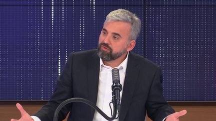 Alexis Corbière, député La France insoumise de Seine-Saint-Denis, dimanche 21 mars sur franceinfo.
 (FRANCEINFO / RADIO FRANCE)