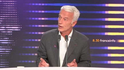 Patrick Martin, président du Medef, sur franceinfo le 24 septembre 2024. (FRANCEINFO / RADIO FRANCE)