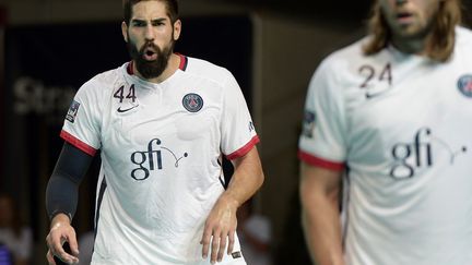 Nikola Karabatic et Mikkel Hansen, les deux armes fatales du PSG (FREDERICK FLORIN / AFP)